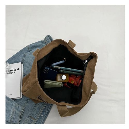 Canvas Animal Print Tote