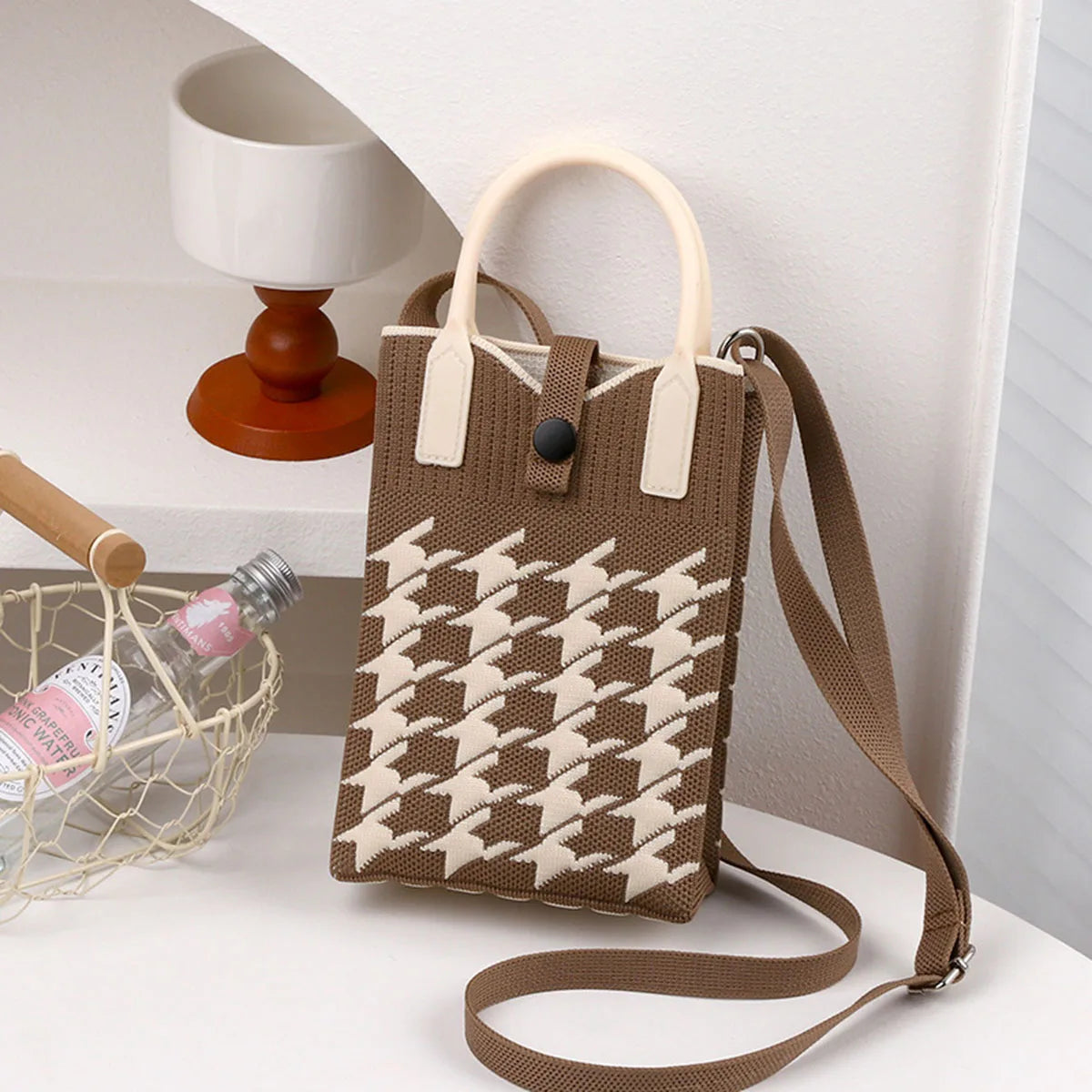 Knitted Crossbody Shoulder Bag