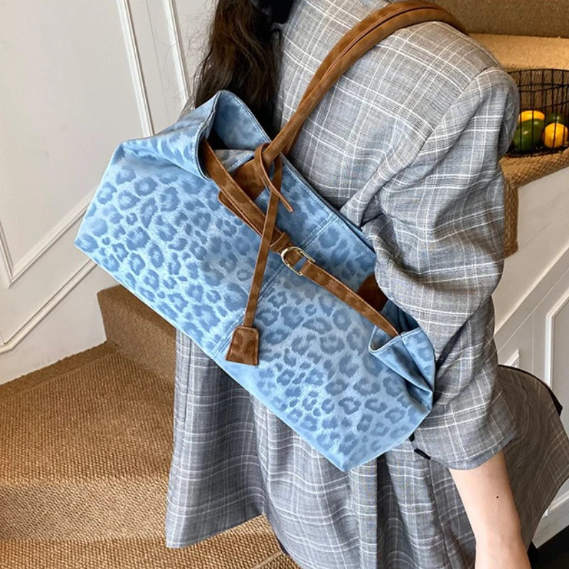 Leopard Print Shoulder Bag