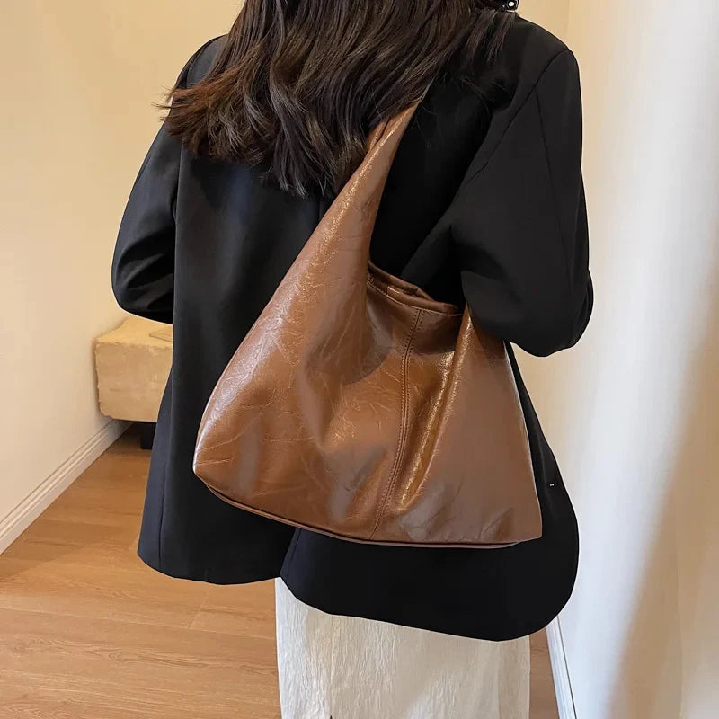 Vintage Suede Shoulder Bag