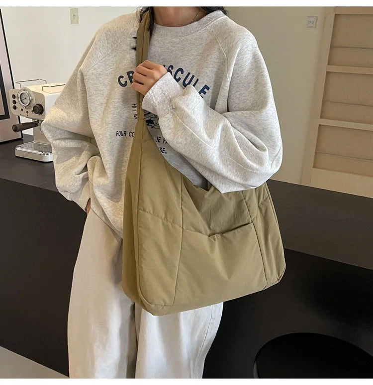 Soft Cloth Shoulder Bag