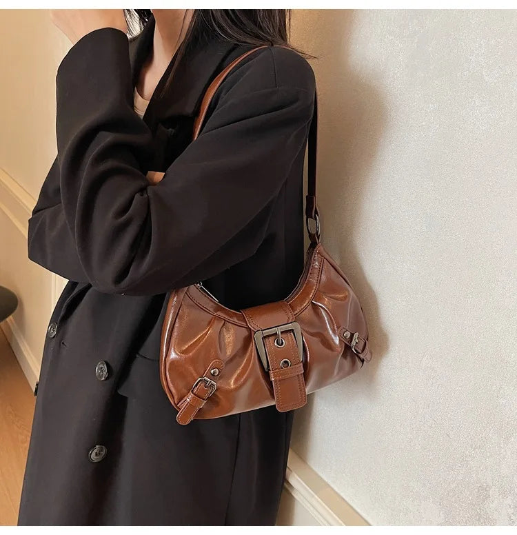 Retro Hobo Shoulder Bag