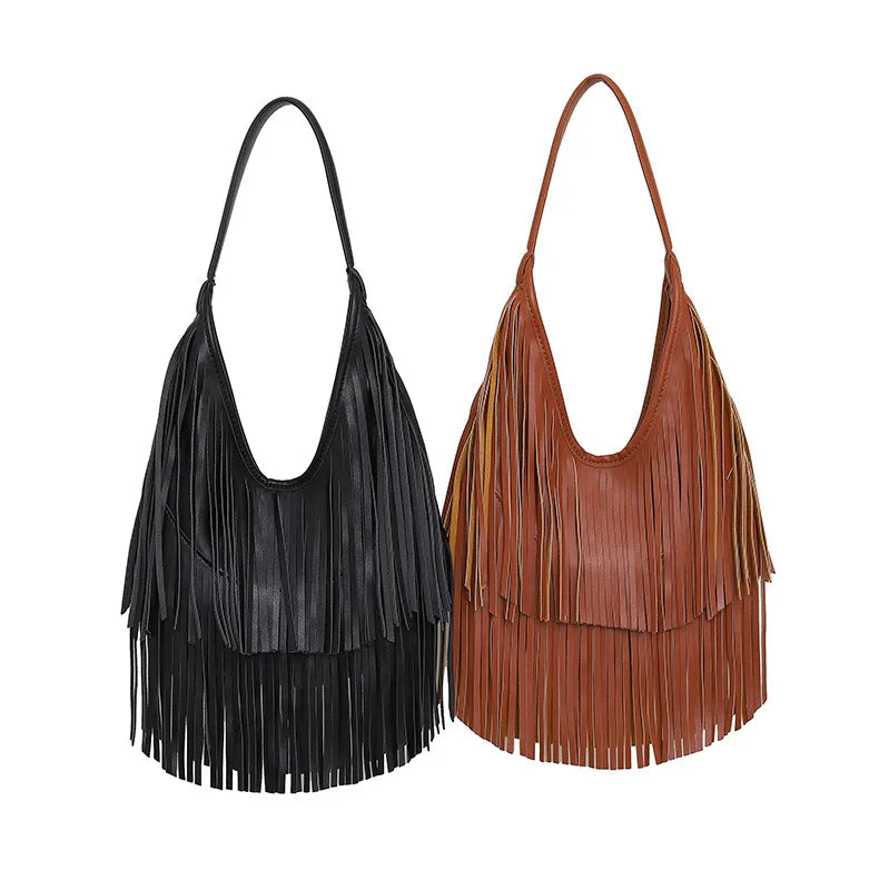 Tassels Shoulder Bag