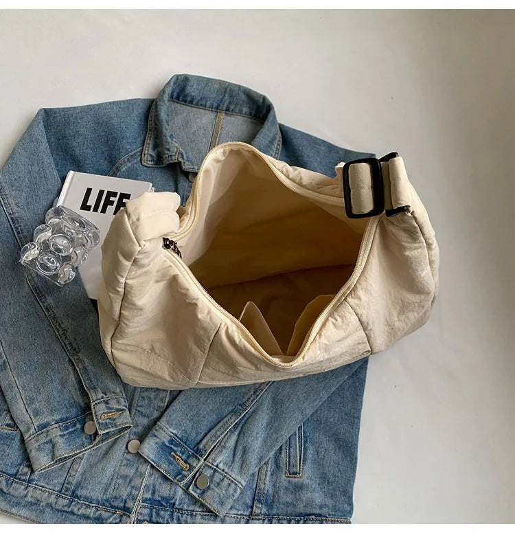 Soft Cloth Shoulder Bag