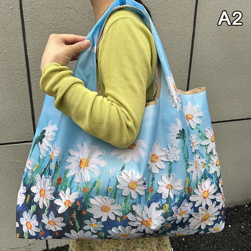 Floral Foldable Tote