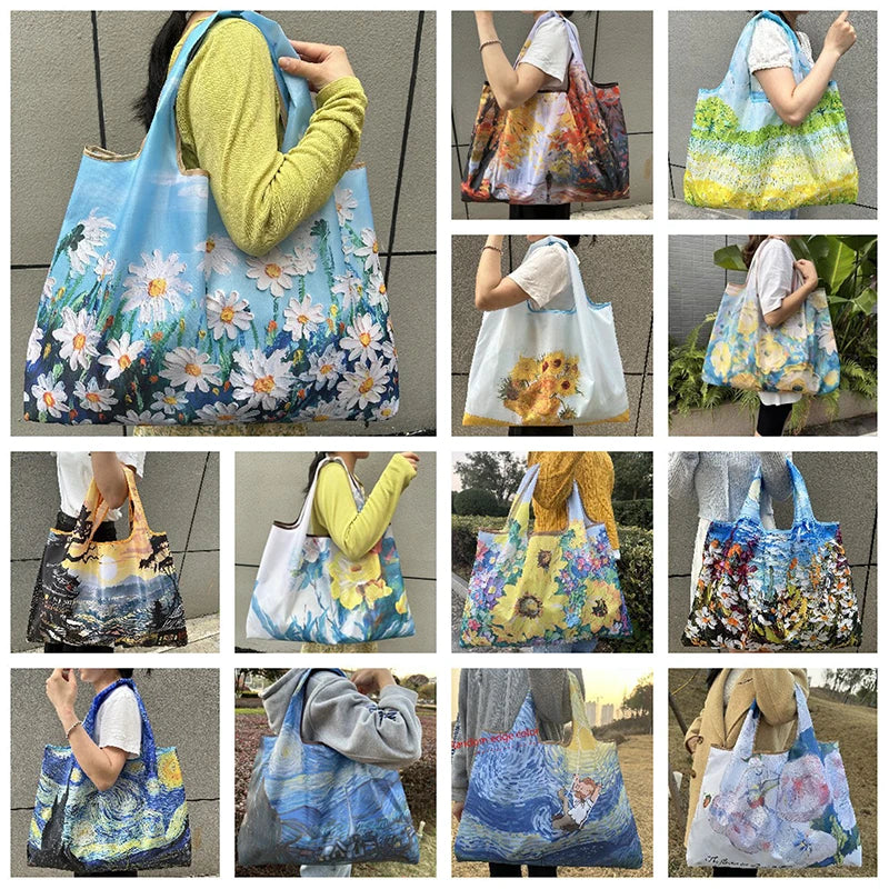 Floral Foldable Tote