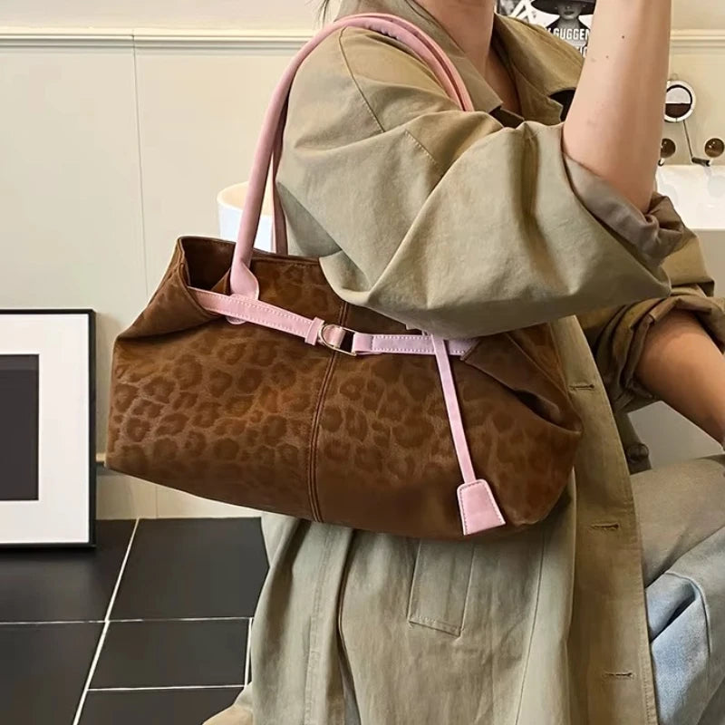 Leopard Print Shoulder Bag