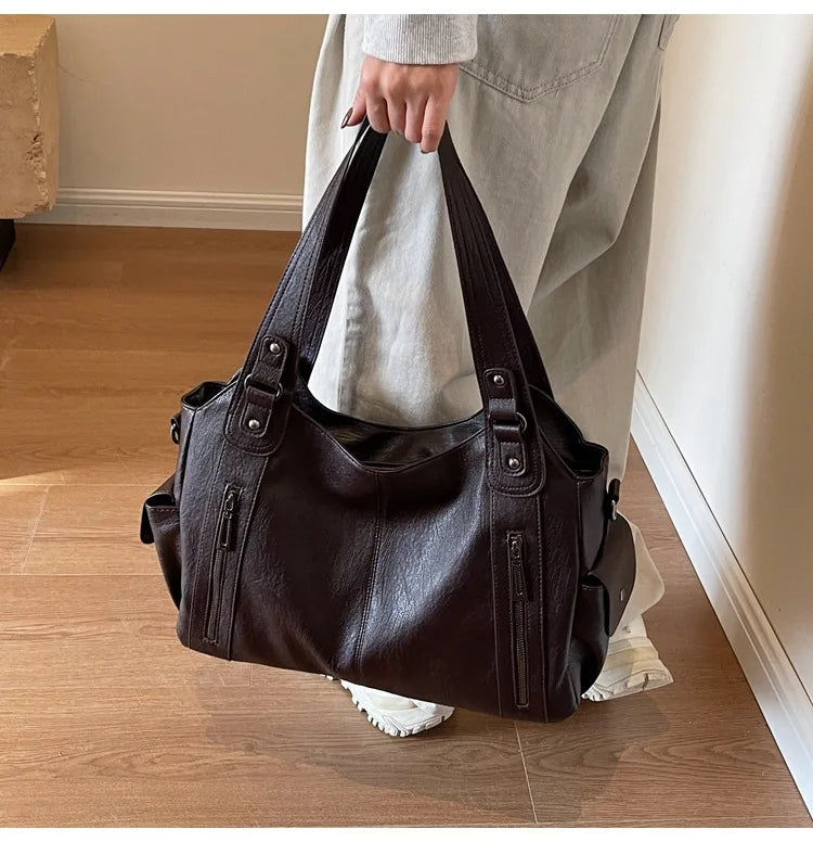 Compartment Shoulder Bag
