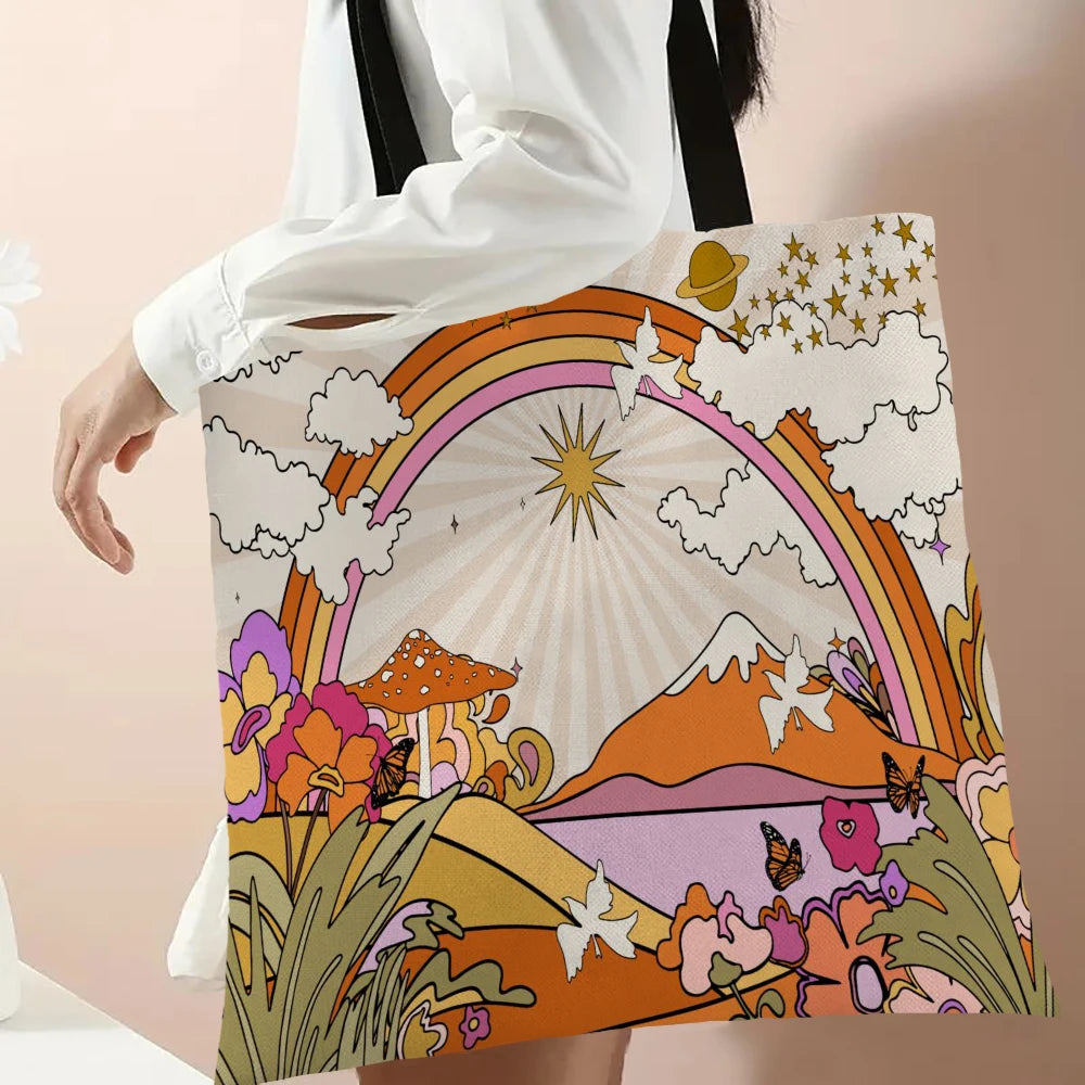 Mushroom Print Tote