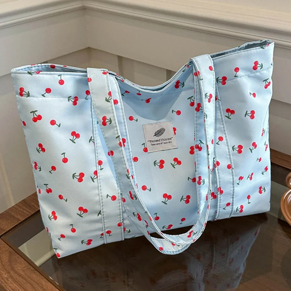 Strawberry Print Tote