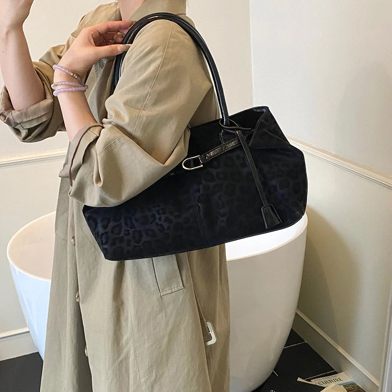 Leopard Print Shoulder Bag