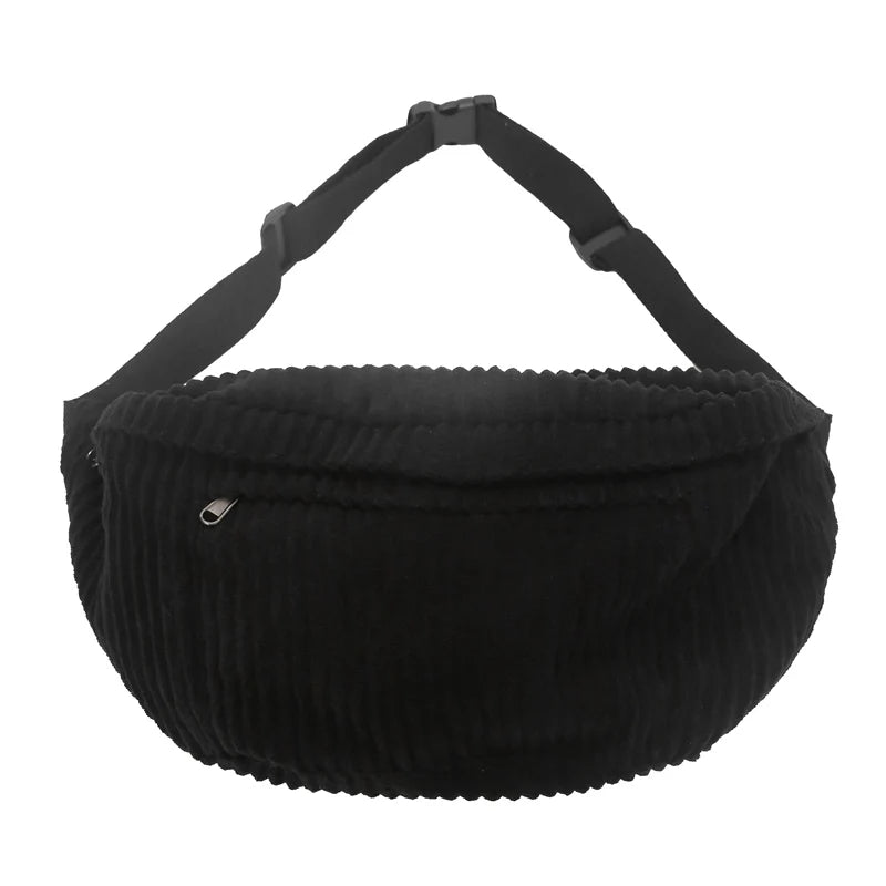 Oversized Corduroy Shoulder Fanny
