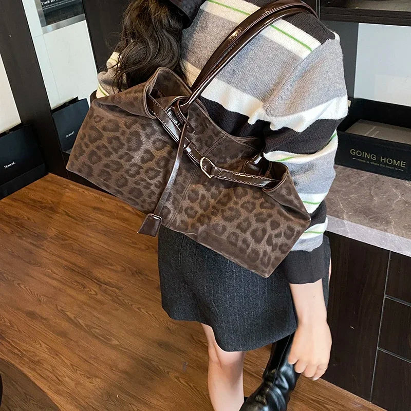 Leopard Print Shoulder Bag