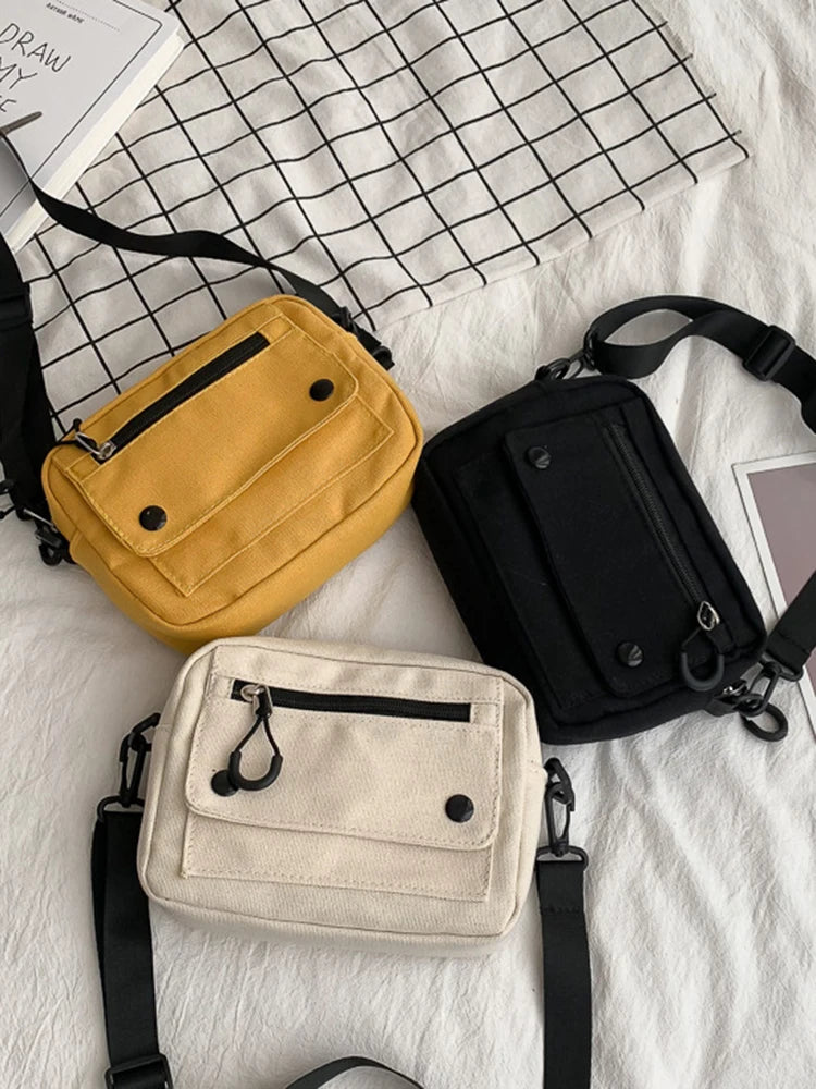 Mini Canvas Shoulder Bag