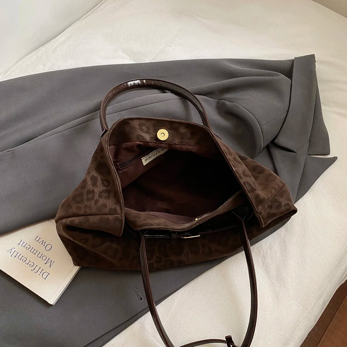 Leopard Print Shoulder Bag