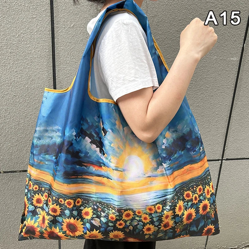 Floral Foldable Tote