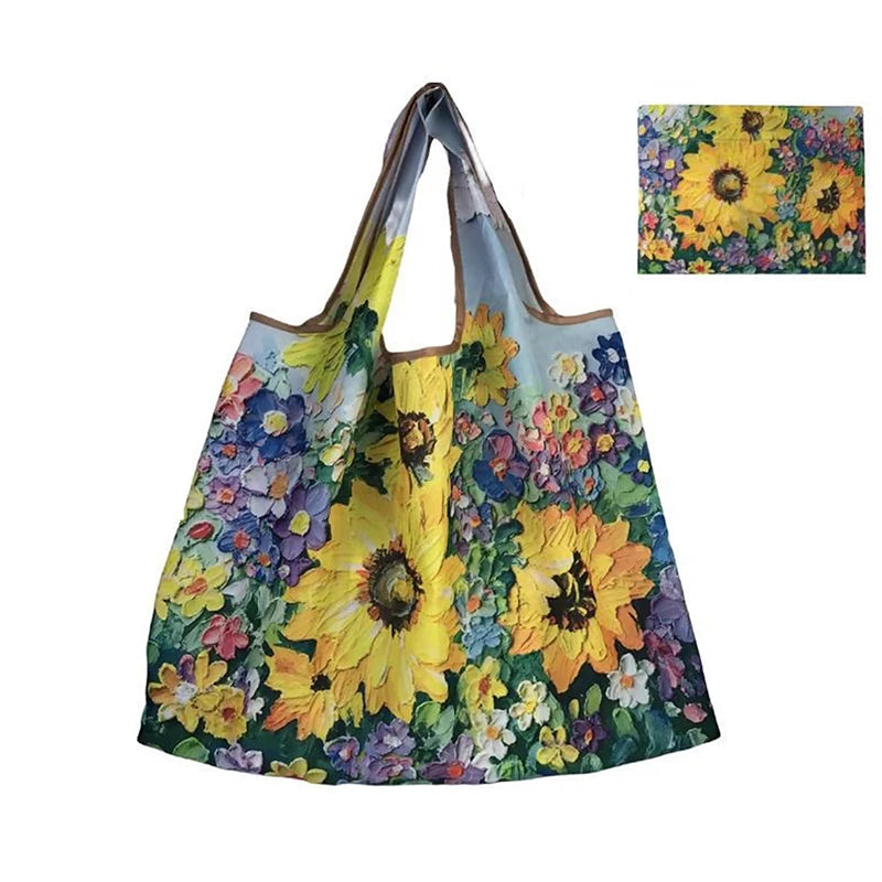 Floral Foldable Tote