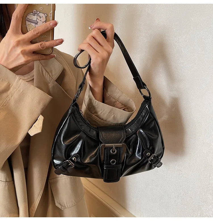 Retro Hobo Shoulder Bag