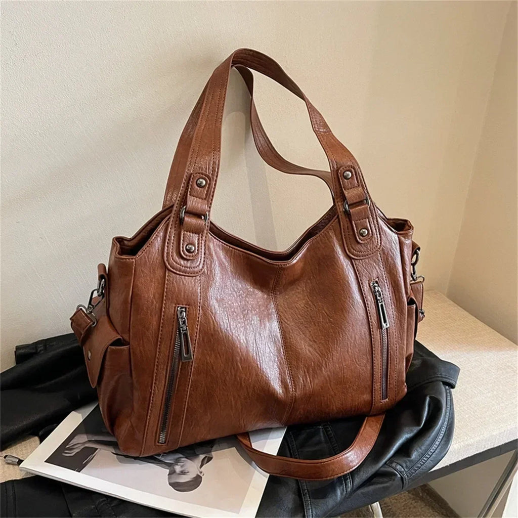 Compartment Shoulder Bag
