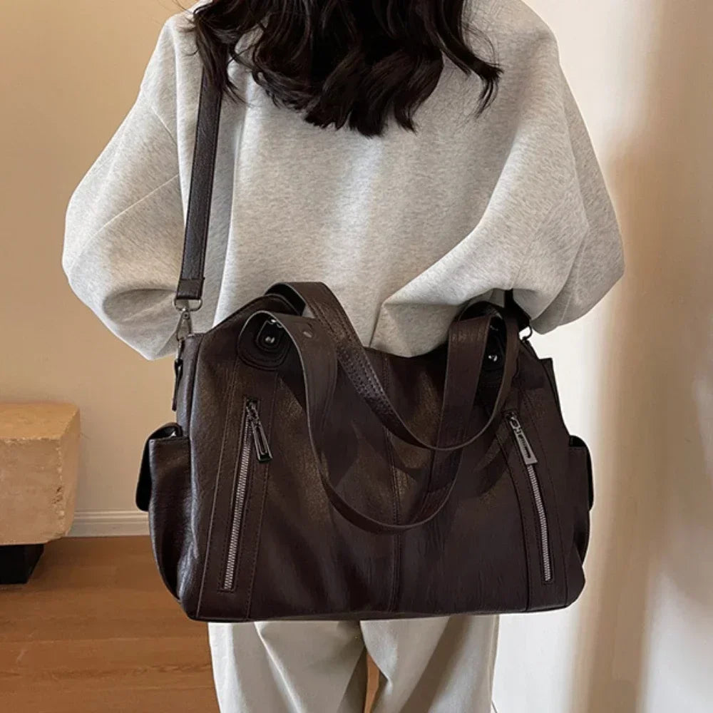 Compartment Shoulder Bag