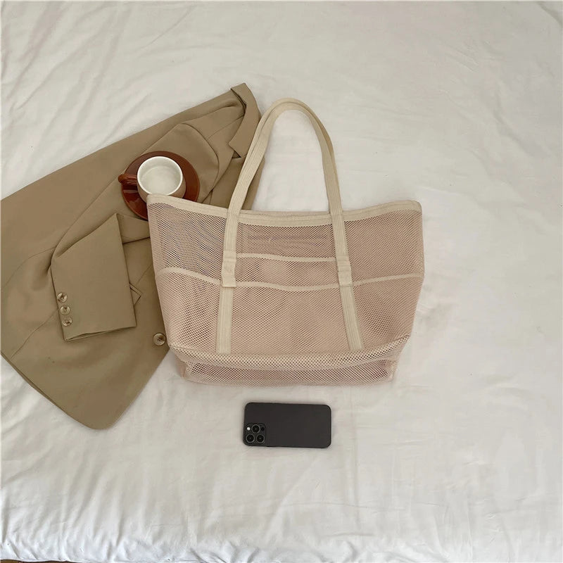Mesh Beach Tote