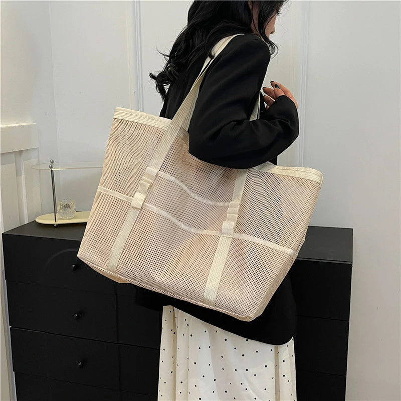 Mesh Beach Tote