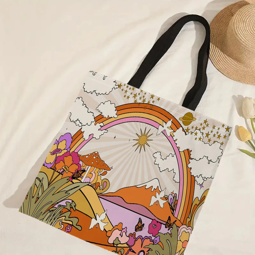 Mushroom Print Tote