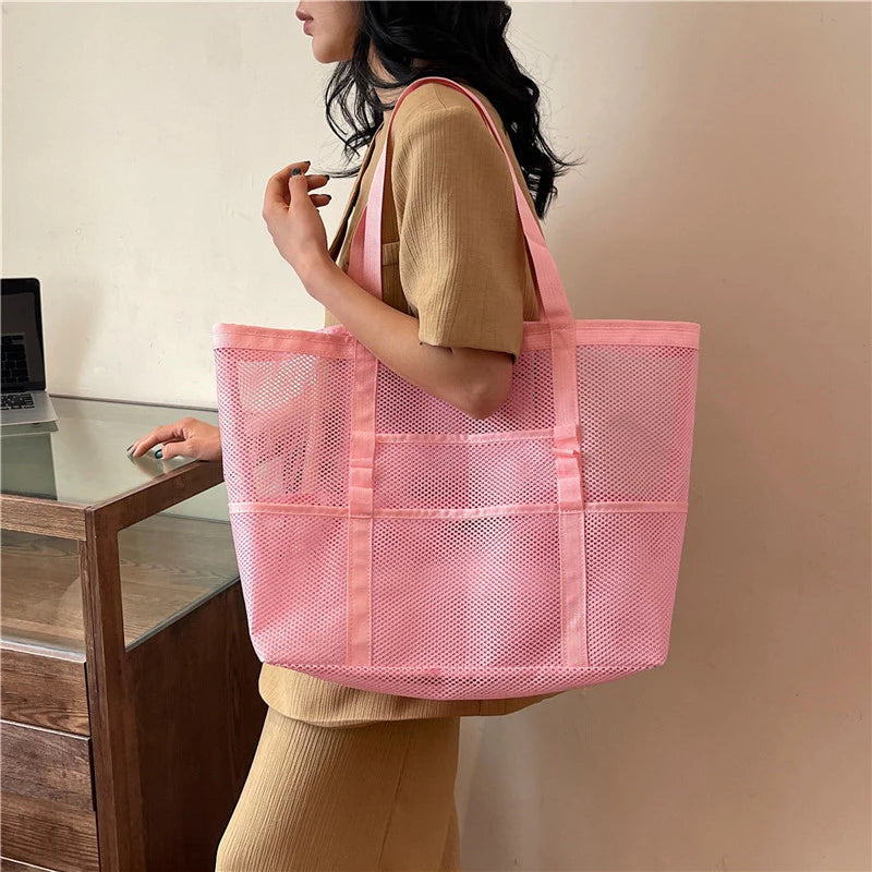 Mesh Beach Tote