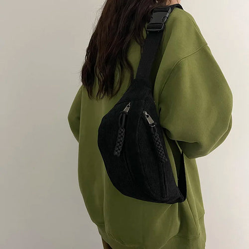 Banana Corduroy Belt Fanny