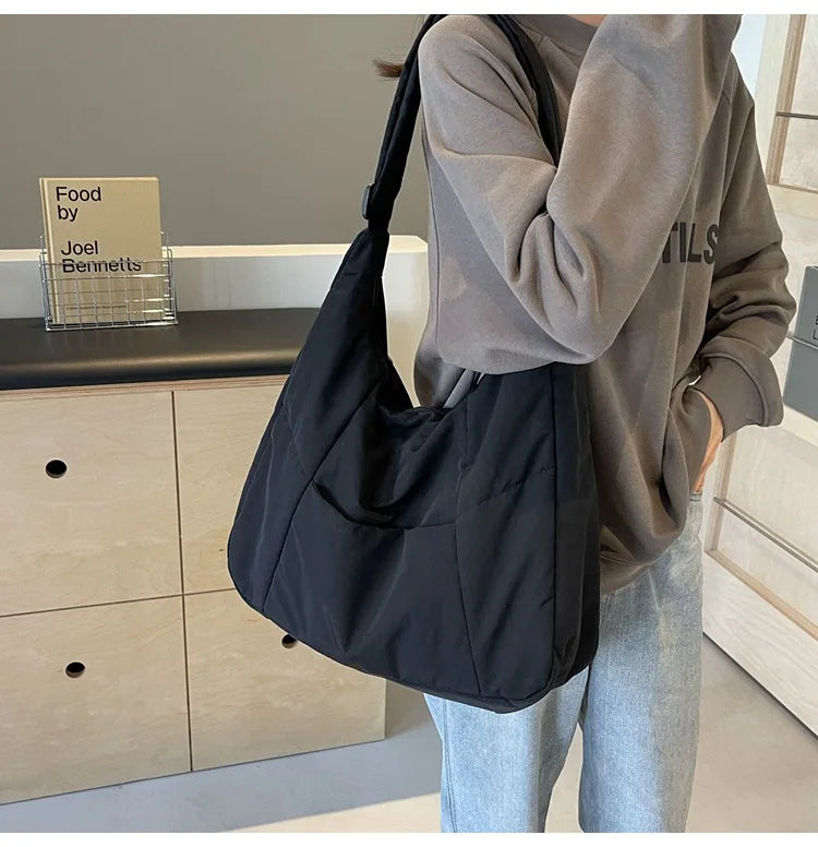 Soft Cloth Shoulder Bag