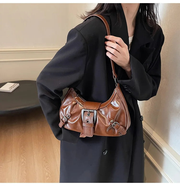 Retro Hobo Shoulder Bag