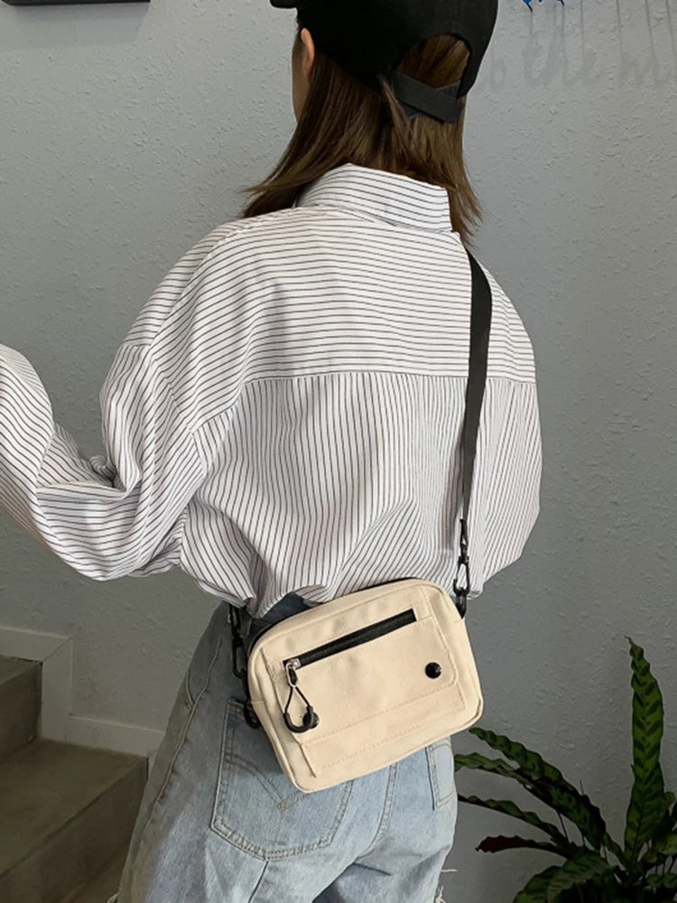Mini Canvas Shoulder Bag