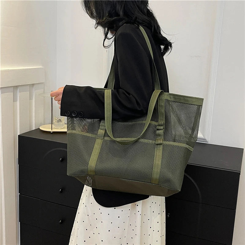 Mesh Beach Tote