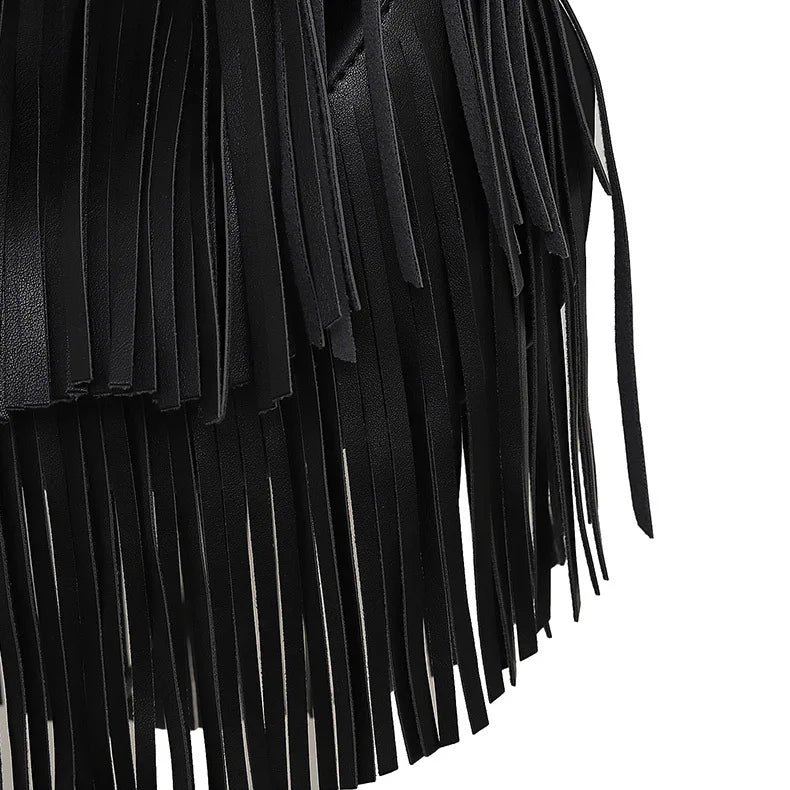 Tassels Shoulder Bag