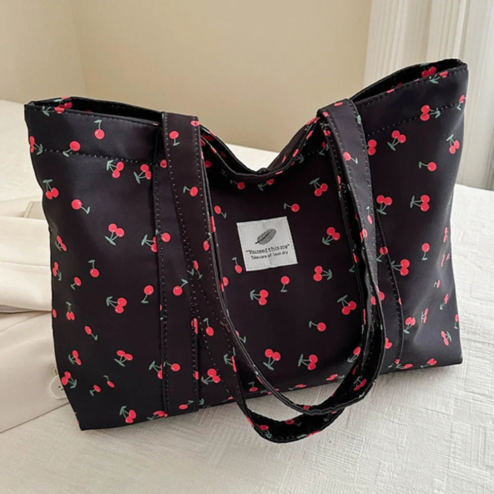 Strawberry Print Tote