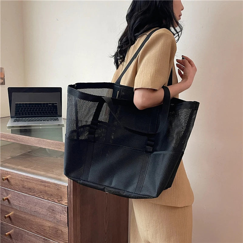 Mesh Beach Tote