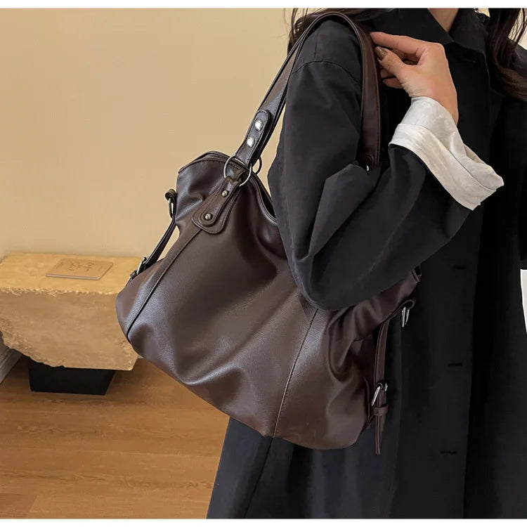 Compartment Shoulder Bag