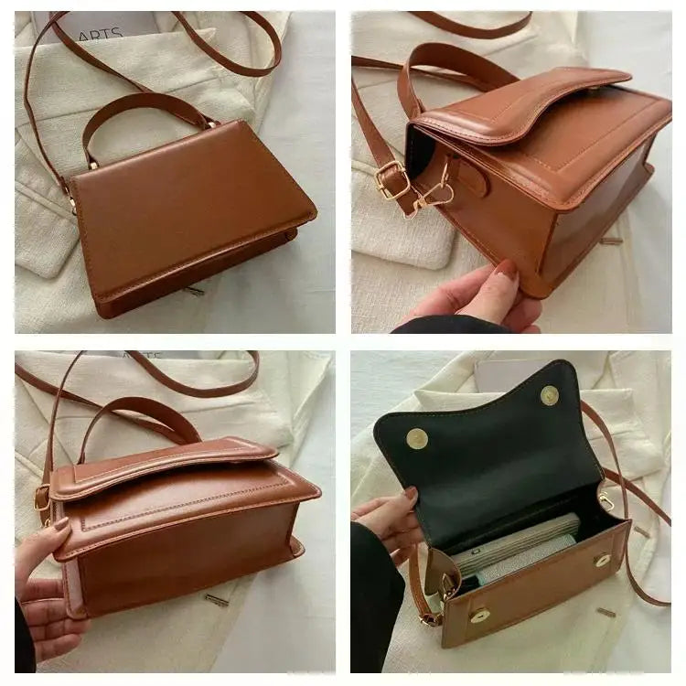PU Leather Messenger Bag