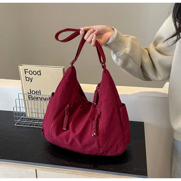 Soft Cloth Shoulder Bag