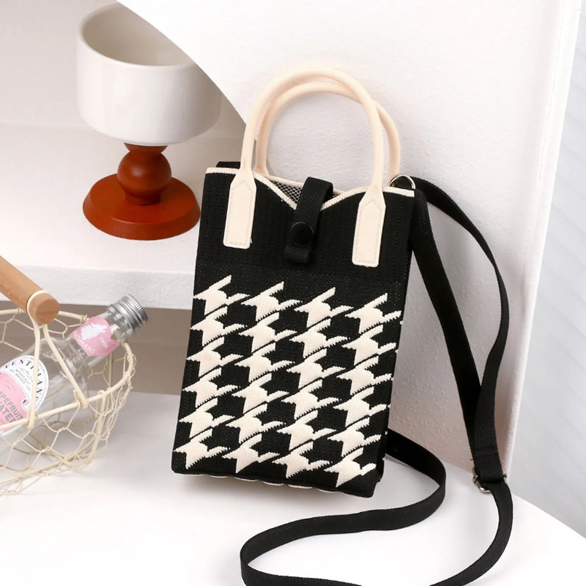 Knitted Crossbody Shoulder Bag