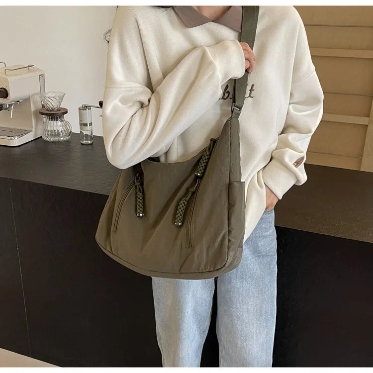 Soft Cloth Shoulder Bag