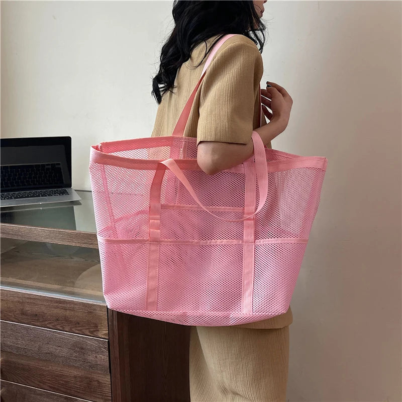 Mesh Beach Tote