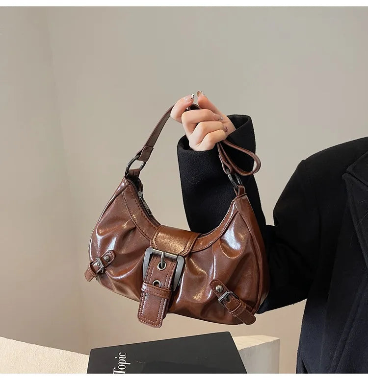 Retro Hobo Shoulder Bag