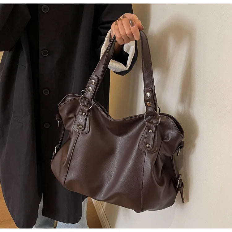 Compartment Shoulder Bag