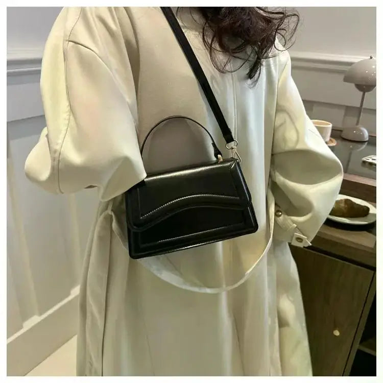 PU Leather Messenger Bag