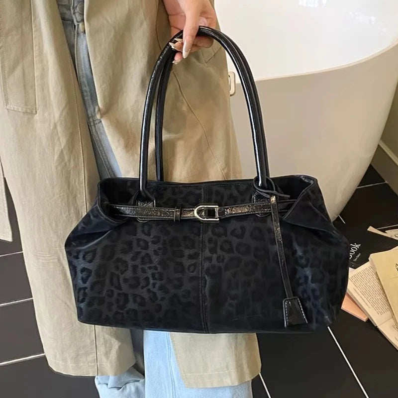 Leopard Print Shoulder Bag