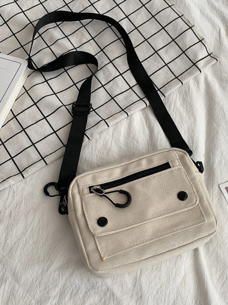 Mini Canvas Shoulder Bag