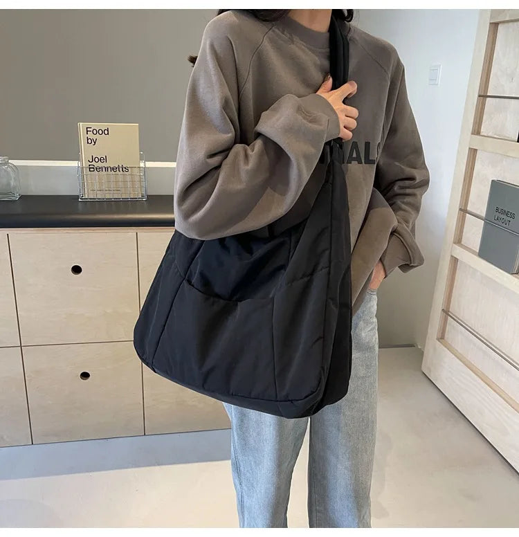 Soft Cloth Shoulder Bag