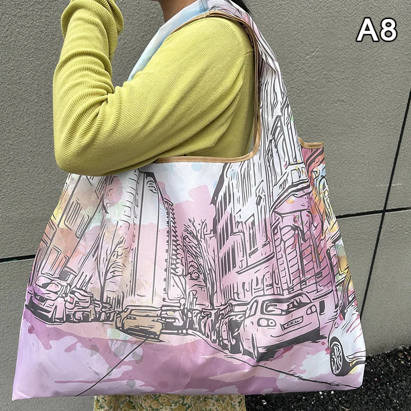 Floral Foldable Tote