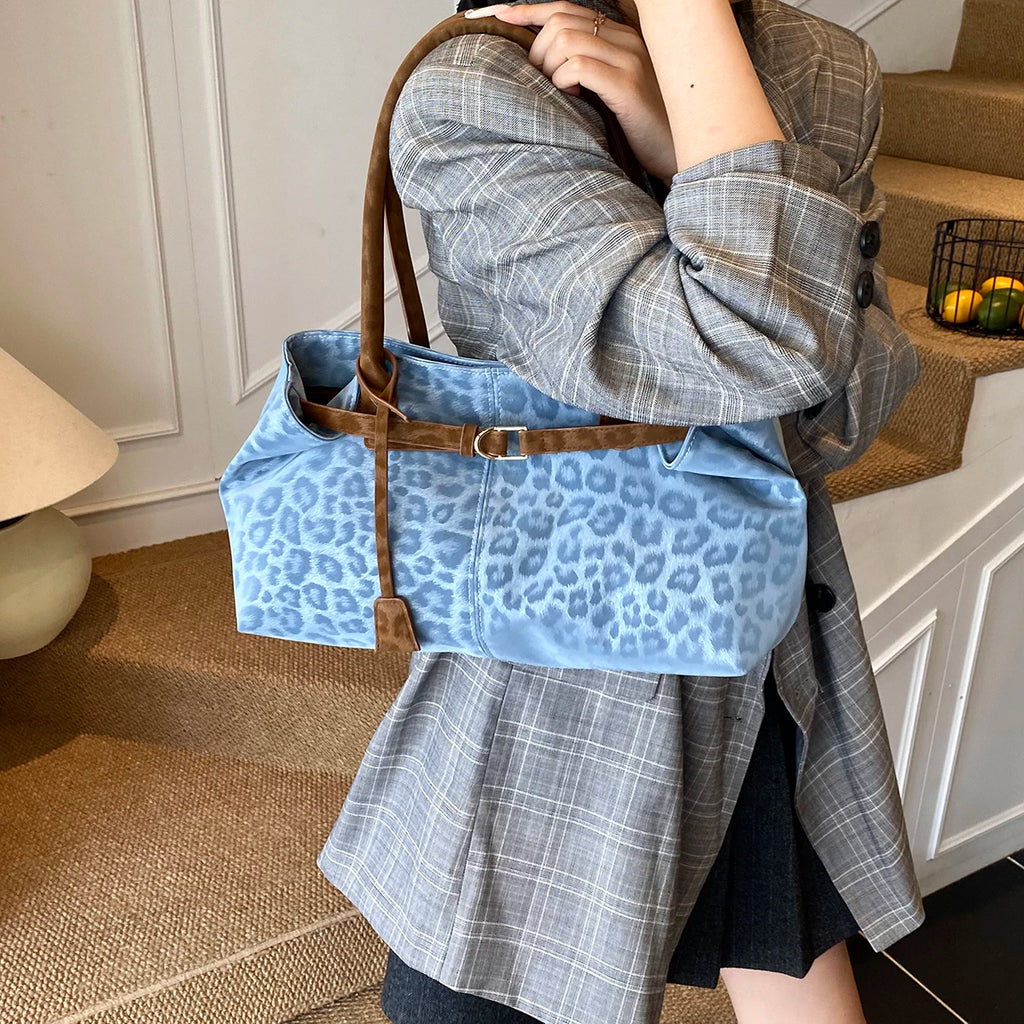 Leopard Print Shoulder Bag